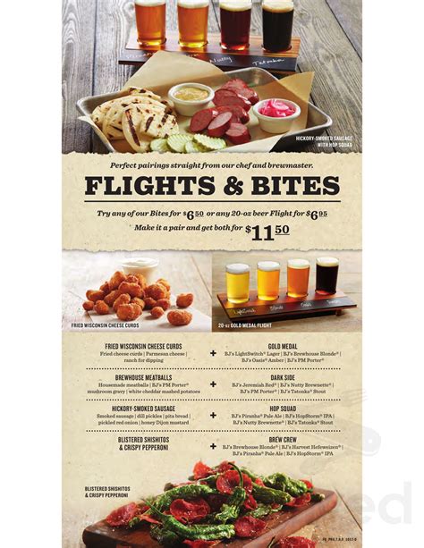 Excellent Price Moderate. . Bjs restaurant and brewhouse north olmsted menu